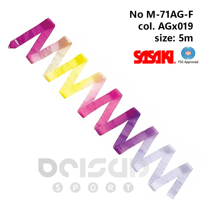 AGx019 5m Sasaki Ribbon ART Gradation MJ-715AG-F col. AGx019 5m - Image 1