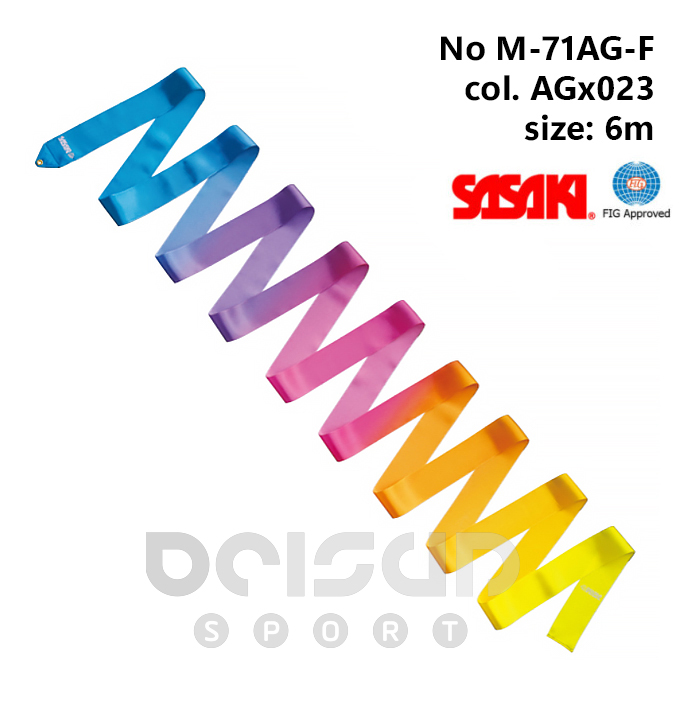 AGx023 6m Sasaki Ribbon ART Gradation M-71AG-F col. AGx023 6m - Image 1