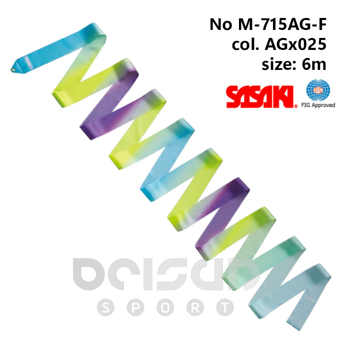 AGx025 6m Sasaki Ribbon ART Gradation M-71AG-F col. AGx025 6m - Image 1