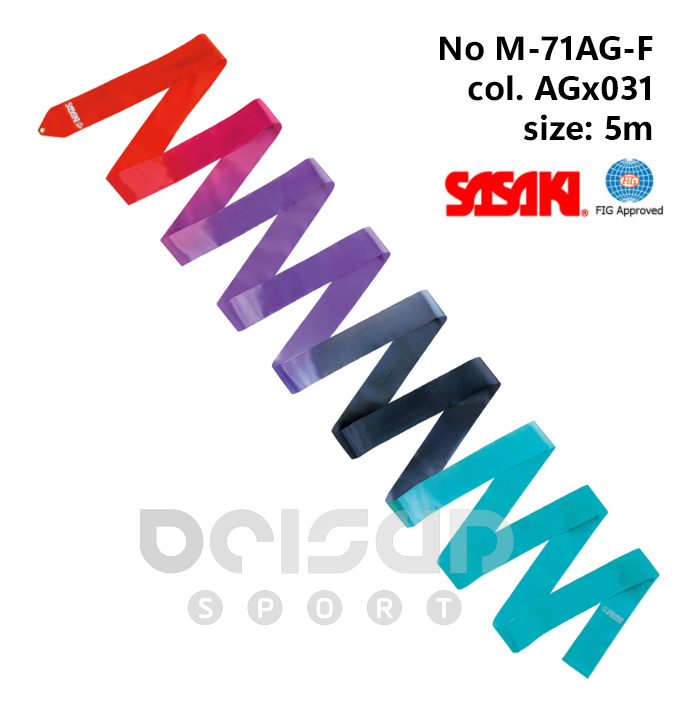 AGx031 5m Sasaki Ribbon ART Gradation MJ-715AG-F col. AGx031 5m - Image 1