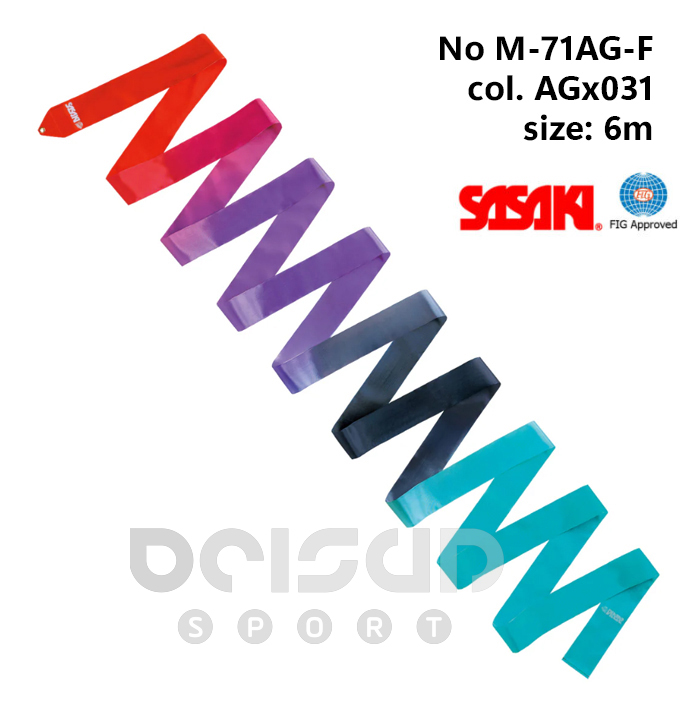 AGx031 6m Sasaki Ribbon ART Gradation M-71AG-F col. AGx031 6m - Image 1