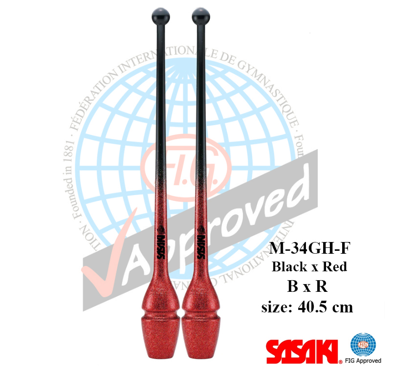 BLACK x RED BxR 41 Sasaki Clubs M-34JKGH-F col. BxR size 40.5cm FIG - Image 1