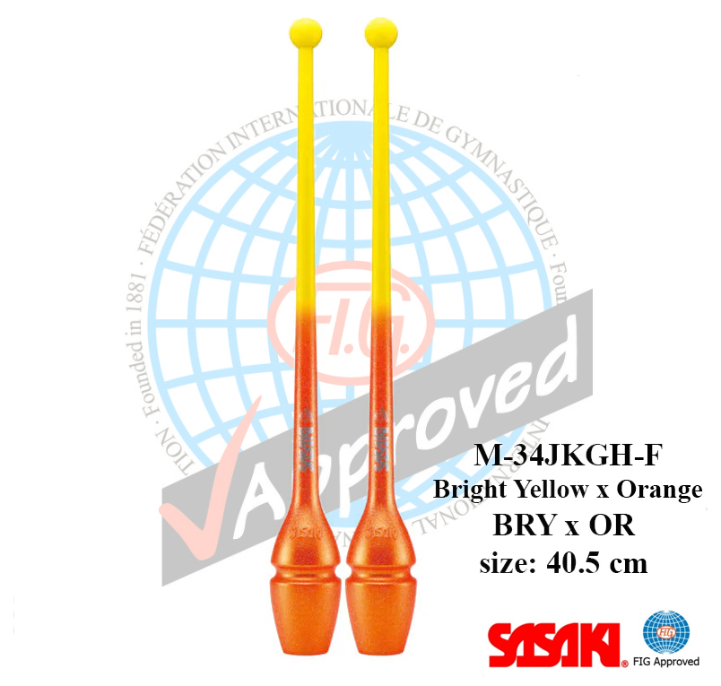 BRIGHT YELLOW x ORANGE BrightYellow x Orange 41 Sasaki CLubs M-34JKGH-F col. BRYxOR size 40.5cm FIG - Image 1