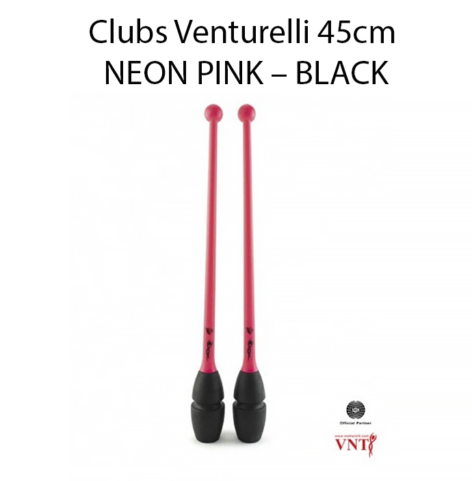 Clubs Venturelli 45cm NEON PINK – BLACK - Image 1