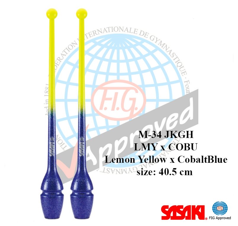 LEMON YELLOW x COBALTBLUE LMYxCOBU 41 Sasaki Clubs M-34JKGH-F col. LMYxCOBU size 40.5cm FIG - Image 1