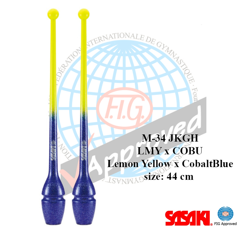 LEMON YELLOW x COBALTBLUE LMYxCOBU 44 Sasaki Clubs M-34GH-F col.LMYxCOBU size 44 cm FIG - Image 1