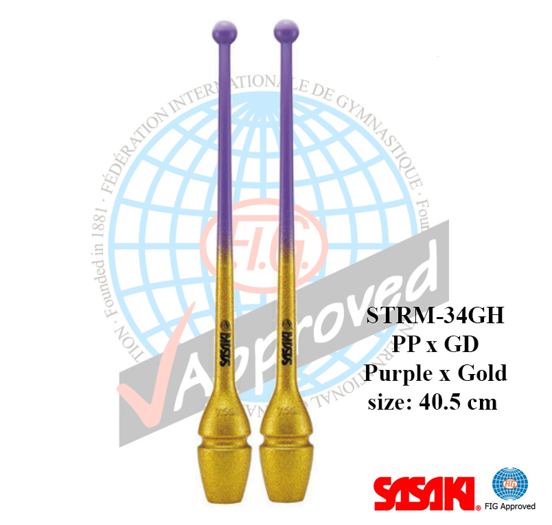PURPLE x GOLD PP x GD 41 Sasaki Clubs M-34JKGH-F col. PPxGD size 40.5cm FIG - Image 1
