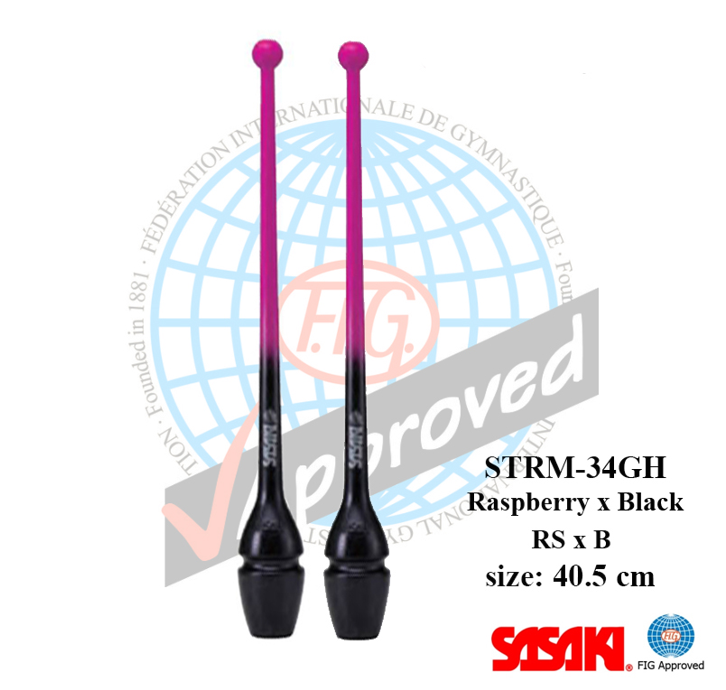 RASPBERRY x BLACK RSxB 41 Sasaki Clubs M-34JKGH-F col. RSxB size 40.5 cm FIG - Image 1