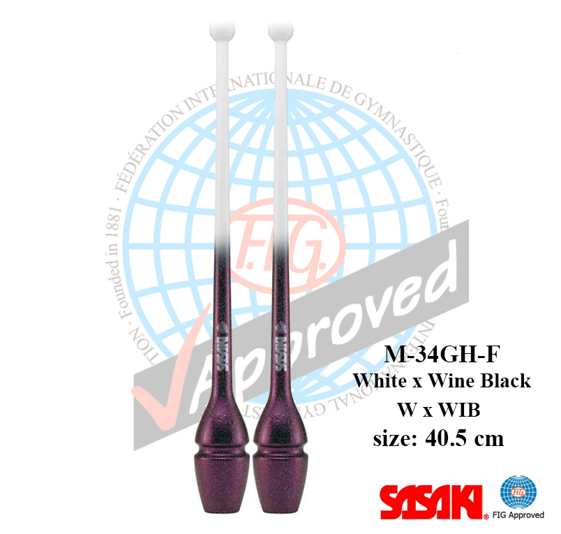 WHITE x WINE BLACK WxWIB 41 Sasaki Clubs M-34JKGH-F col. WxWIB size 40.5 cm FIG - Image 1
