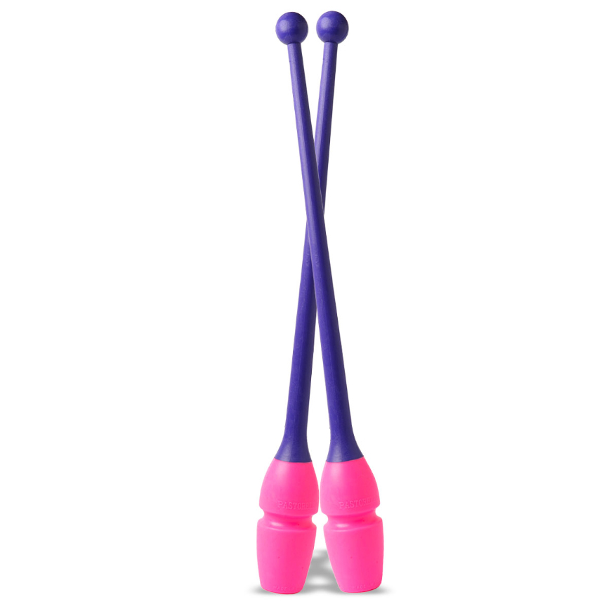 Masha clubs 40.50 cm Color Violet-Fluorescent pink Masha clubs 40.50 cm Color: Violet-Fluorescent pink - Image 1